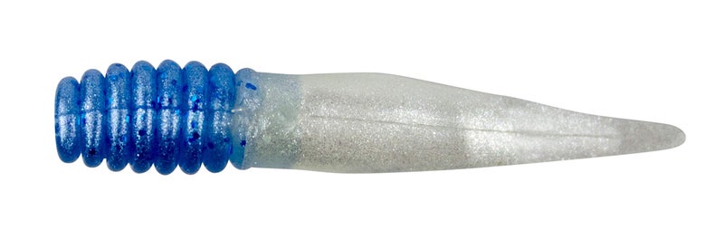 Bobby Garland Slab Slay'R Soft Plastic Crappie Fishing Lure, Fishing Gear and Accessories, 2"", Powder Blue Pearl White